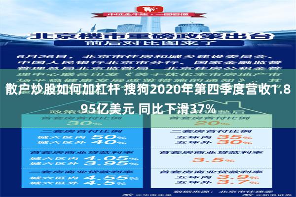 散户炒股如何加杠杆 搜狗2020年第四季度营收1.895亿美元 同比下滑37%