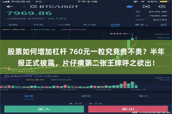 股票如何增加杠杆 760元一粒究竟贵不贵？半年报正式披露，片仔癀第二张王牌呼之欲出！