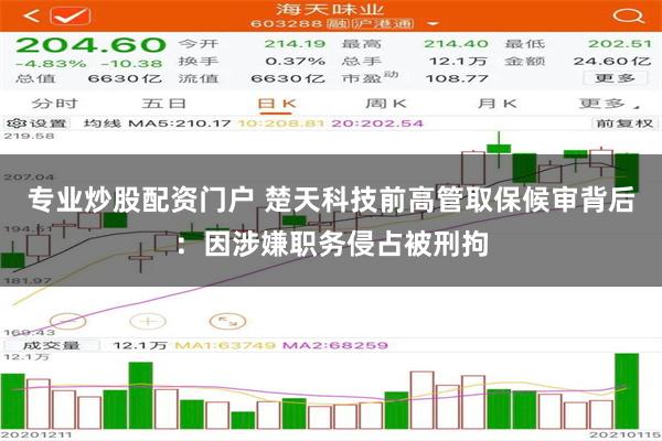 专业炒股配资门户 楚天科技前高管取保候审背后：因涉嫌职务侵占被刑拘