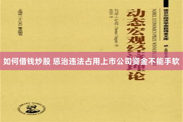 如何借钱炒股 惩治违法占用上市公司资金不能手软